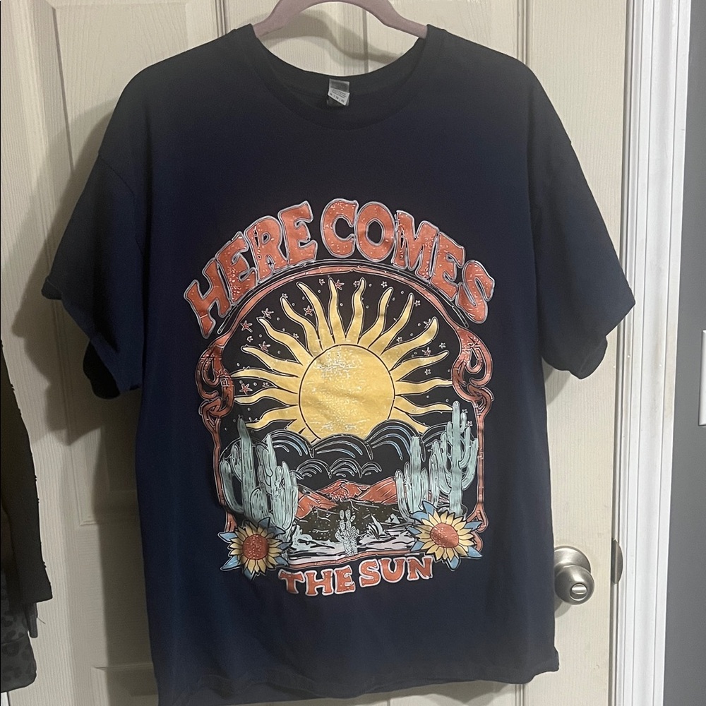 Gildan Navy Cotton Tee